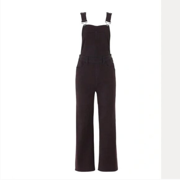 Paige Jeans Nellie Ankle Straight Leg Overalls - Picture 1 of 3